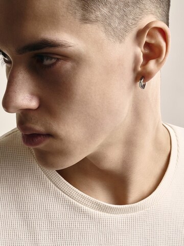 REYTEL - Pendientes 'EDGES' en plata