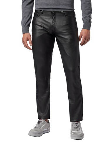RICANO - Slimfit Pantalón 'No. 3 TR' en negro: frente