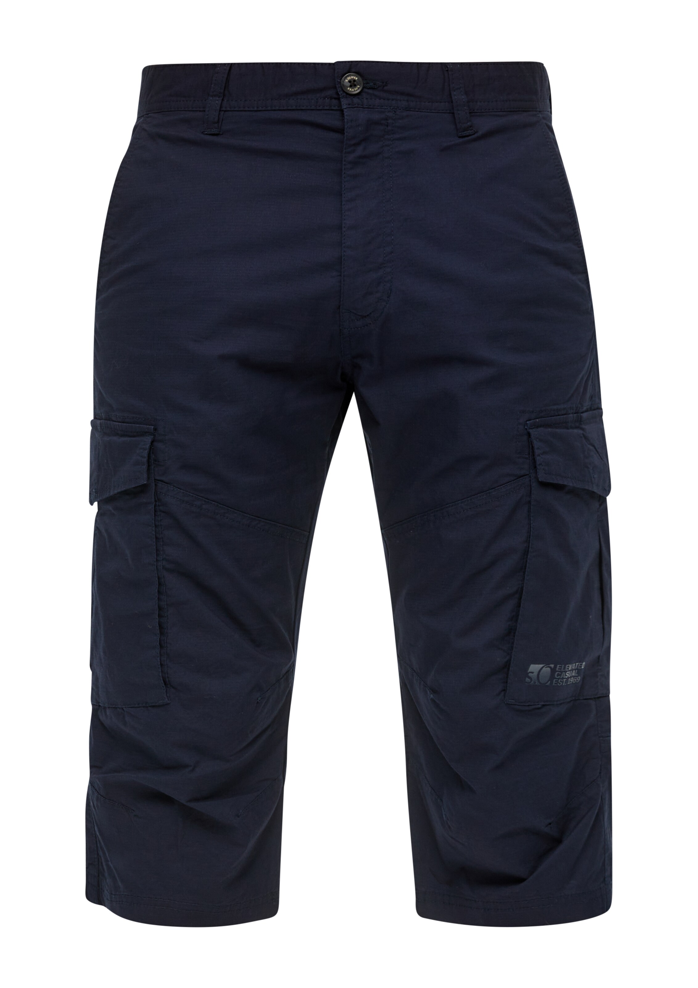 s.Oliver Cargobroek in Blauw: voorkant