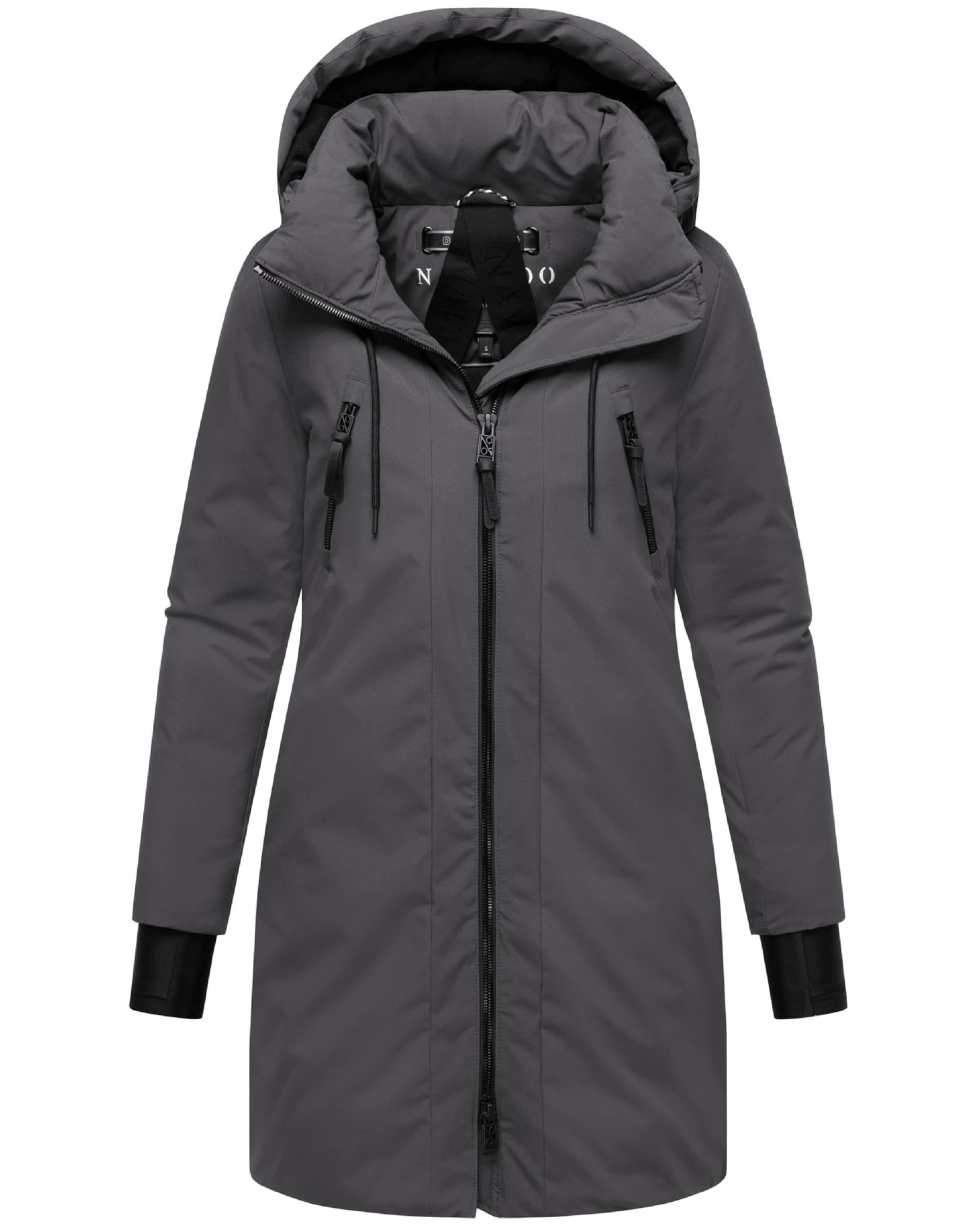 Manteau d’hiver 'Winterzart 14' NAVAHOO en gris