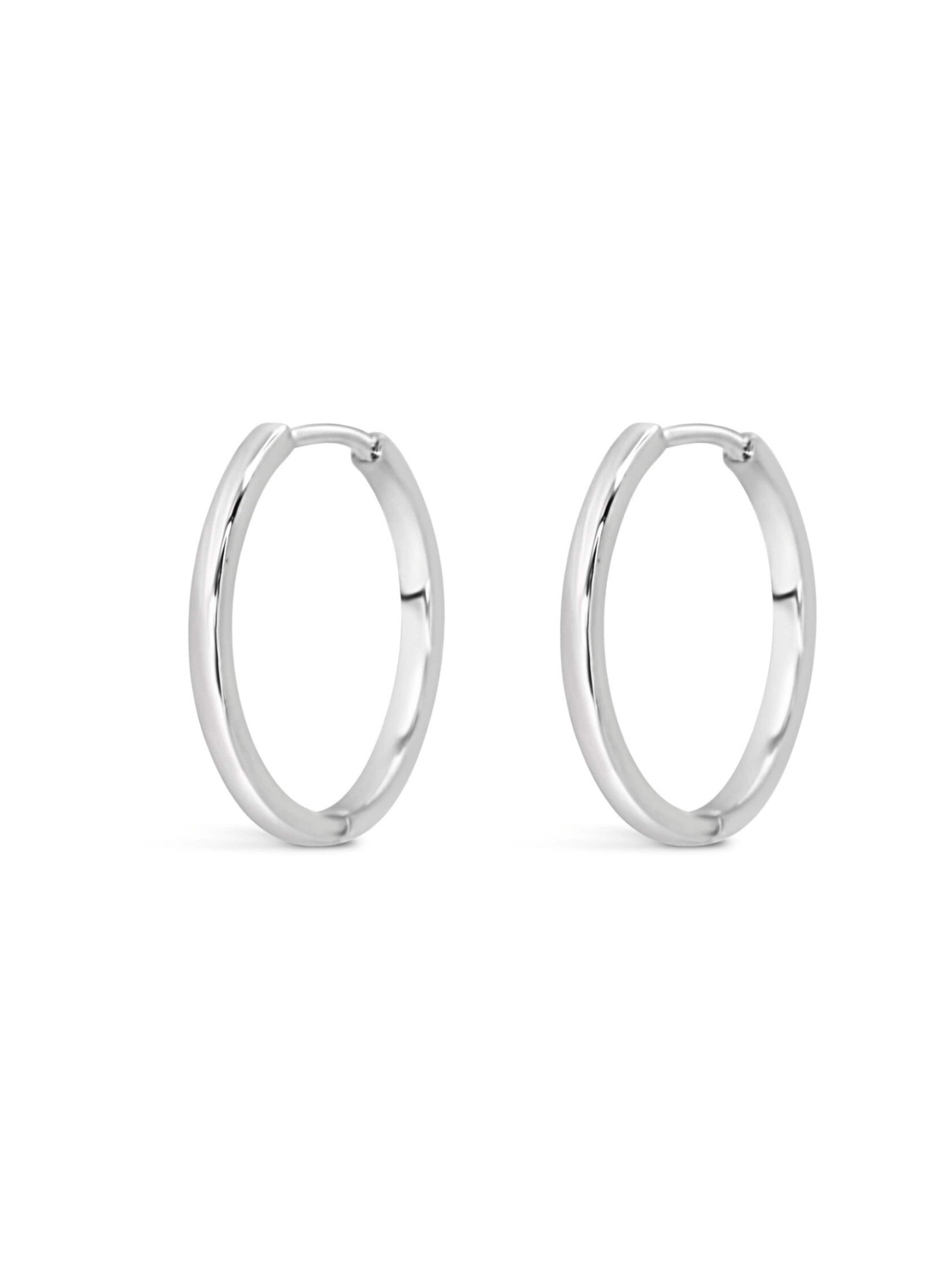 ARS-ARGENTI Earrings 'NAUGHTY HOOPS' in Silver: front