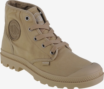 Baskets hautes 'Pampa Hi' Palladium en beige : devant