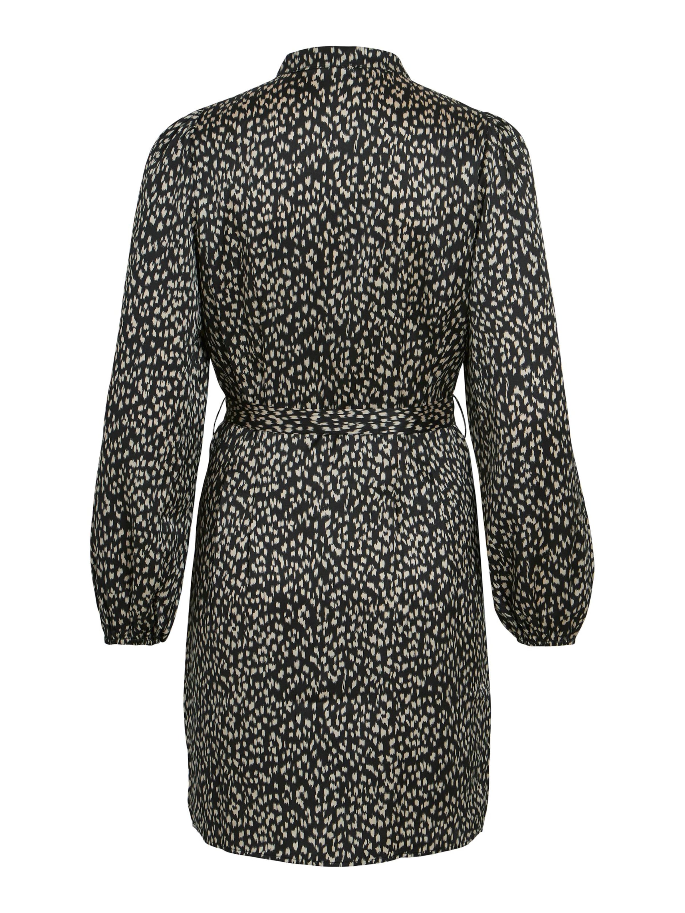 VILA Košeľové šaty 'MELINA' - Čierna