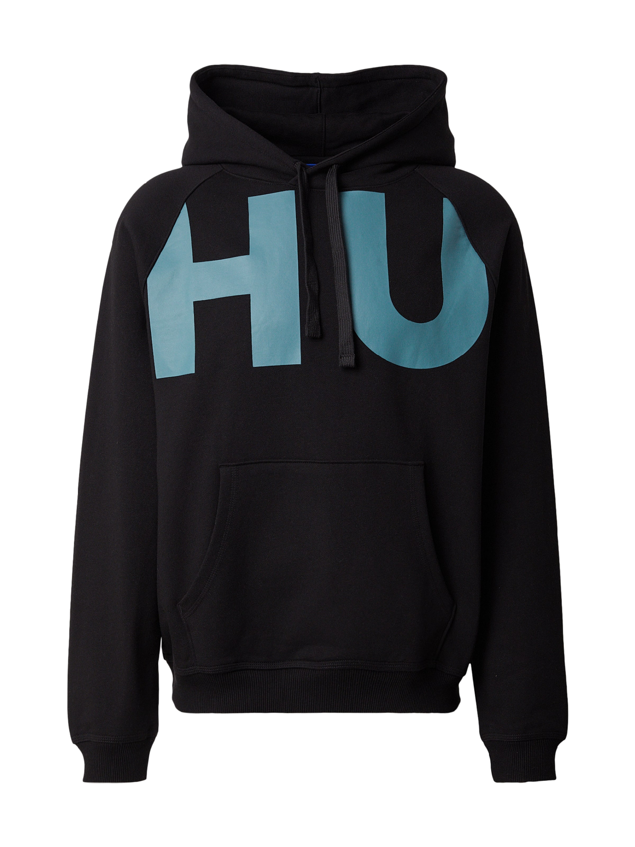 Sweat-shirt 'Nalfhood' HUGO en noir : devant