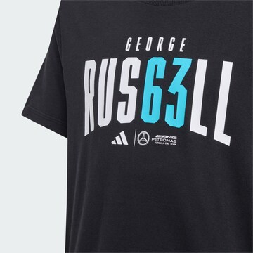 ADIDAS PERFORMANCE Functioneel shirt 'Mercedes - AMG Petronas Formula One Team George Russell' in Zwart