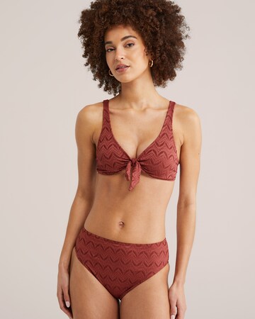 Triangolo Top per bikini di WE Fashion in rosso: frontale