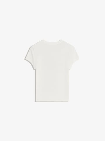 Bershka Koszulka w kolorze biały