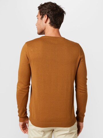 JACK & JONES Sweter w kolorze brązowy