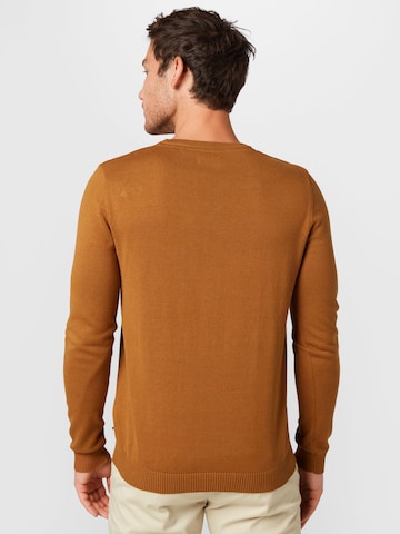 JACK & JONES Sweater in Brown