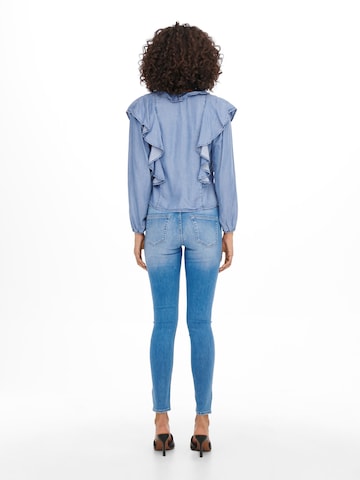 ONLY Blouse 'Anja' in Blauw