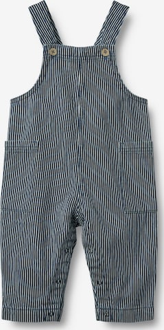 Loosefit Pantaloni con pettorina 'Ivan' di WHEAT in blu: frontale