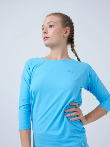 SPORTKIND Shirt '3/4 Loose Fit' in Blue