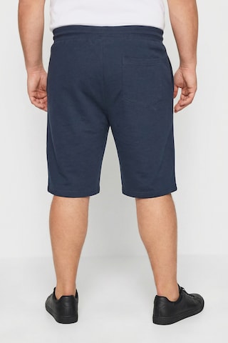 Men Plus Regular Trousers in Blue