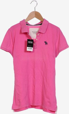 Abercrombie & Fitch Poloshirt L in Pink: predná strana