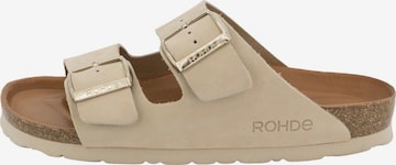 Mule 'Alba' ROHDE en beige : devant