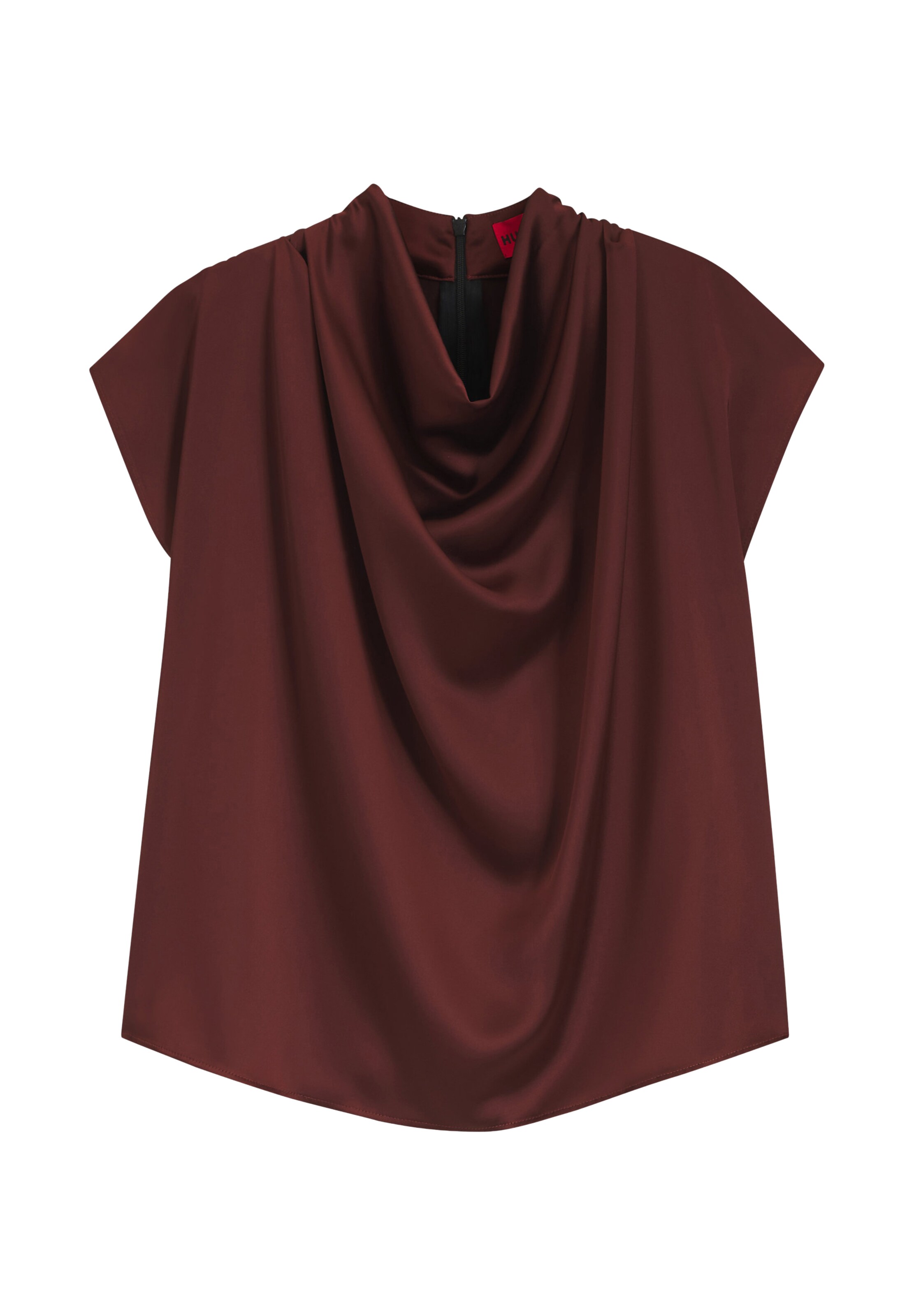 Camicia da donna 'Casmena-1' di HUGO in marrone: frontale