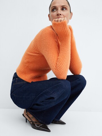 MANGO Sweater 'PEACHY' in Orange