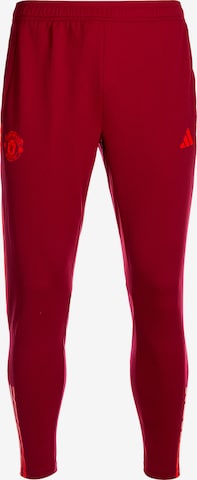 Tapered Pantaloni sportivi 'Condivo 22' di ADIDAS PERFORMANCE in rosso: frontale