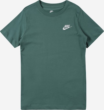 Nike Sportswear T-shirt 'FUTURA' i grön: framsida
