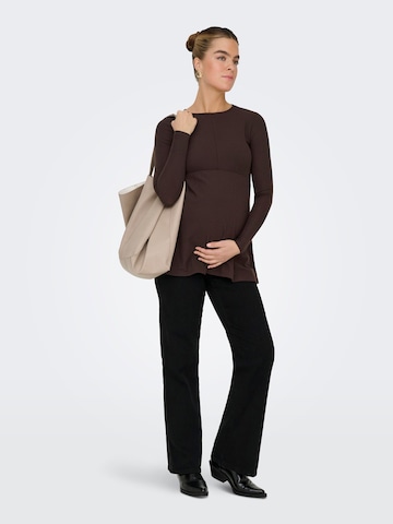 Only Maternity Shirt 'OLMMALAYA' in Bruin