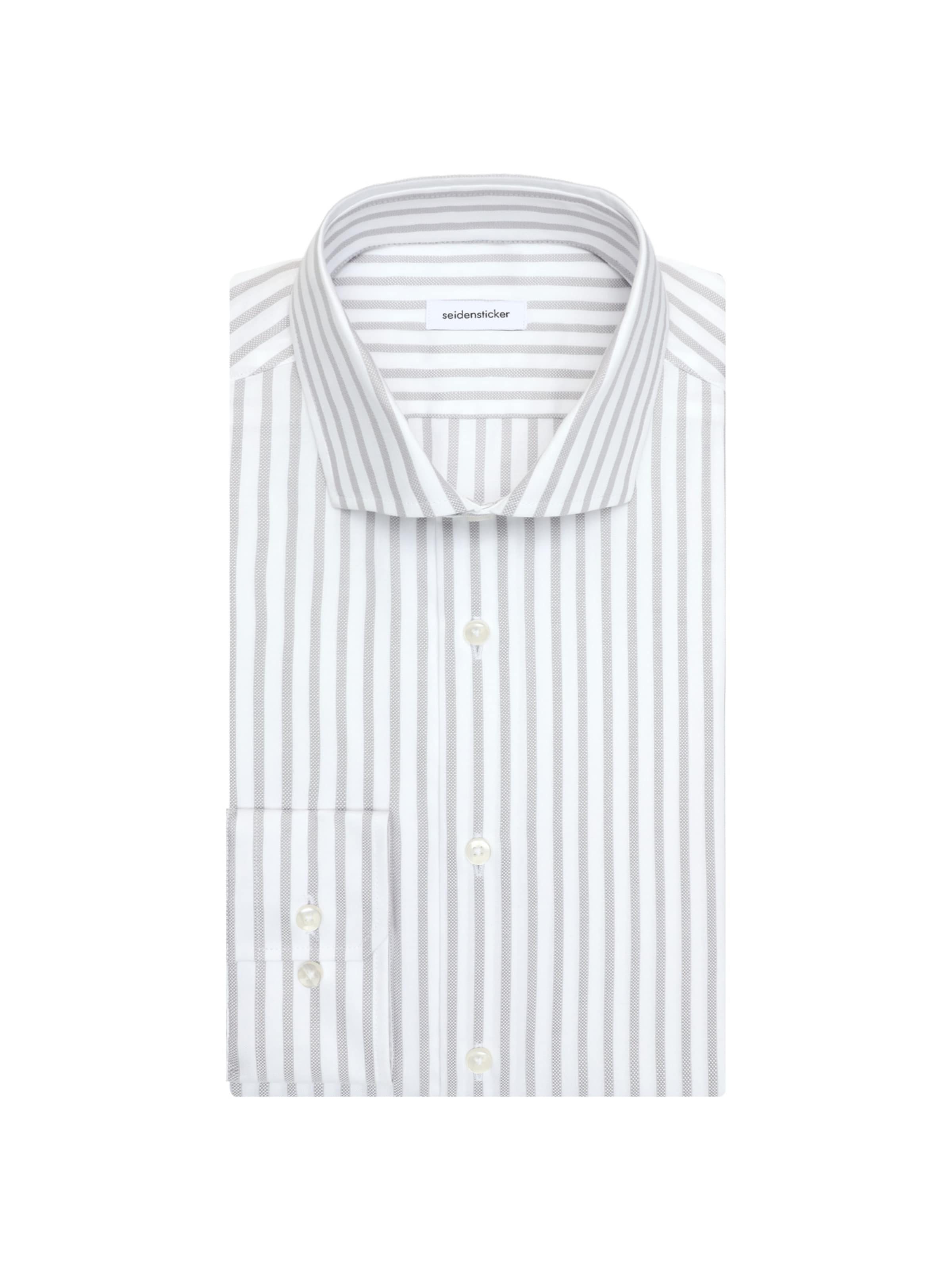 Coupe slim Chemise business 'CLASSIC ESSENTIALS' SEIDENSTICKER en gris