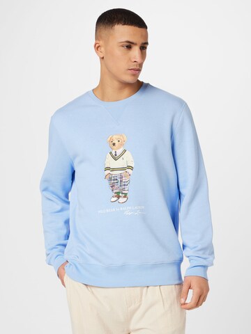 Polo Ralph Lauren Sweatshirt in Blauw: voorkant