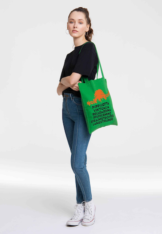 LOGOSHIRT Shopper in Groen: voorkant