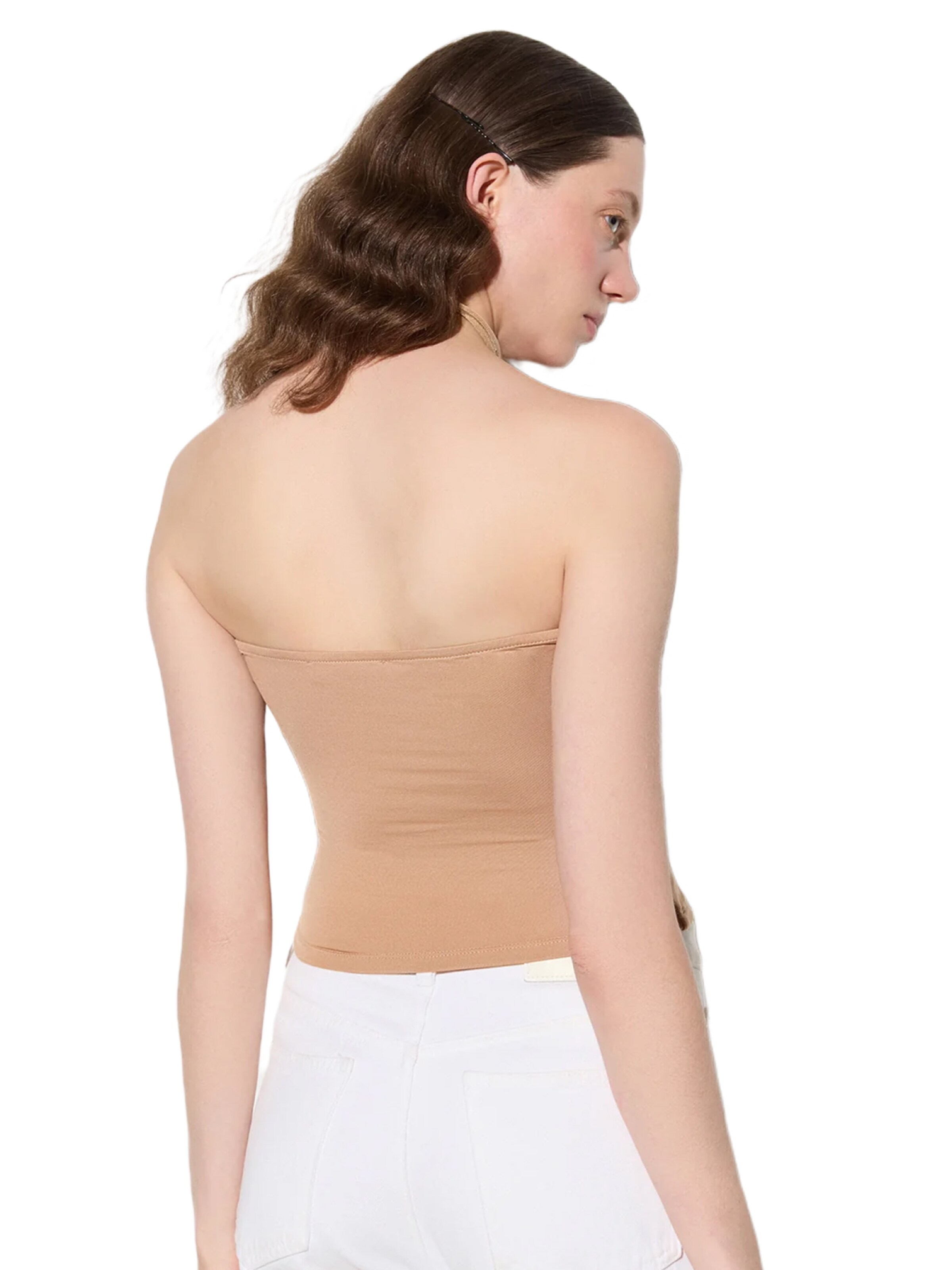 No Matter What Top 'Ernte' in Beige