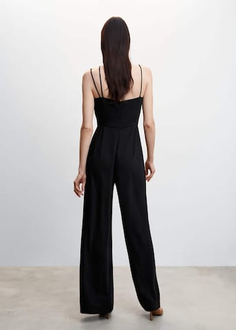 MANGO Jumpsuit 'Lemon' in Schwarz