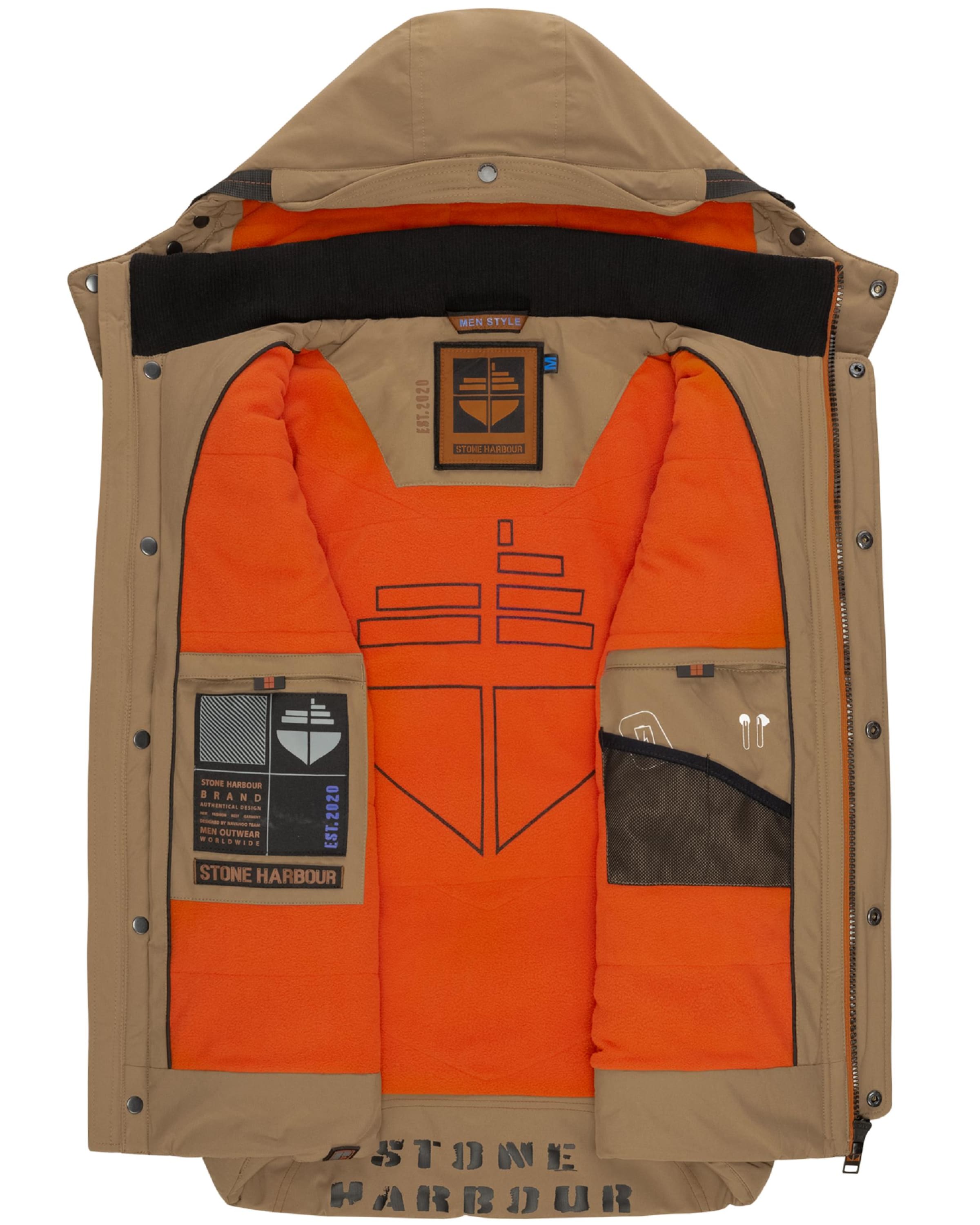 Gilet 'Egoor' di STONE HARBOUR in marrone