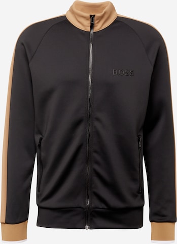 BOSS Black Bluza rozpinana w kolorze czarny: przód