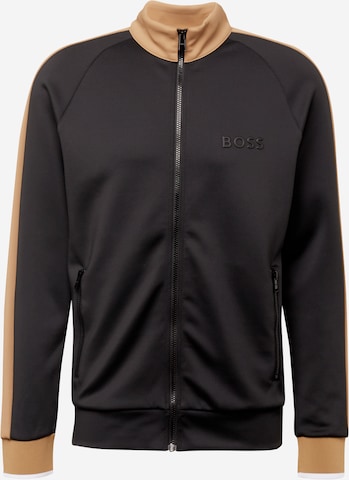 Giacca di felpa di BOSS Black in nero: frontale