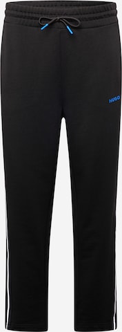Regular Pantalon 'Nasillas' HUGO Blue en noir : devant