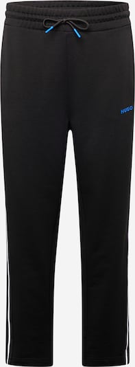 HUGO Pantalon 'Nasillas' en bleu roi / noir / blanc, Vue avec produit