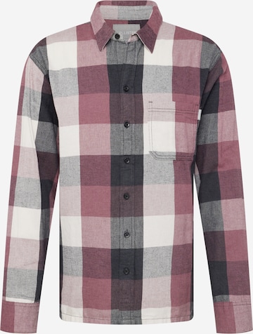 HOLLISTER Button Up Shirt in Red: front