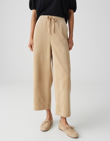 OPUS - Barrel Pantalón 'Misha' en beige: frente