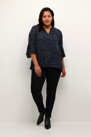 KAFFE CURVE Blouse 'Cedite' in Black