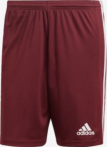 ADIDAS SPORTSWEAR Regular Workout Pants 'Squadra 21' in Red: front