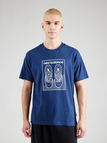 new balance Shirt '550' in Blue: front