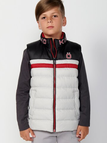 KOROSHI Vest in Grey: front