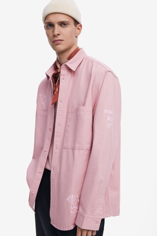 Desigual Comfort Fit Skjorte i pink