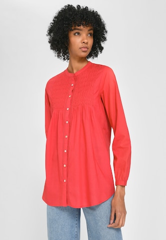 Peter Hahn Blouse in Rood: voorkant