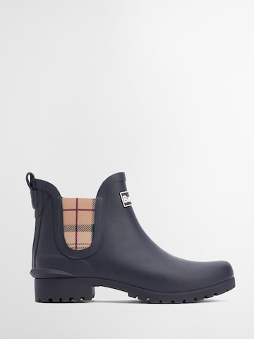 Barbour Rubber boot 'Wilton' in Blue: front