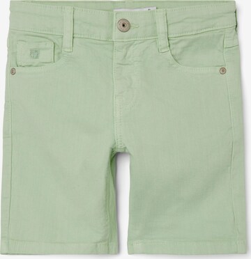 NAME IT Slimfit Shorts 'Silas' in Grün: predná strana