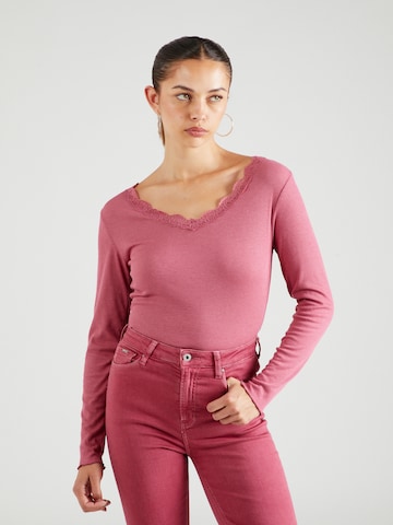 T-shirt 'Fiona' Hailys en rose : devant