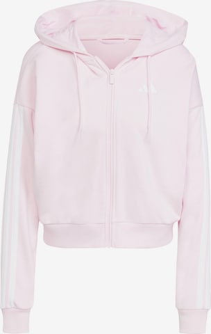 ADIDAS SPORTSWEAR Sportovní mikina 'Essentials' – pink: přední strana