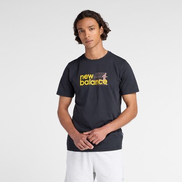 new balance Performance Shirt in Blue: front
