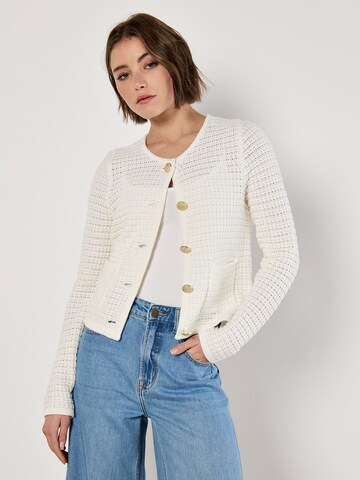 Apricot Gebreid vest ' ' in Beige: voorkant