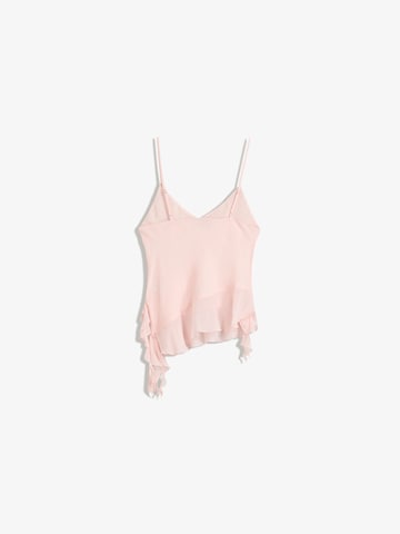 Bershka Toppi värissä vaaleanpunainen