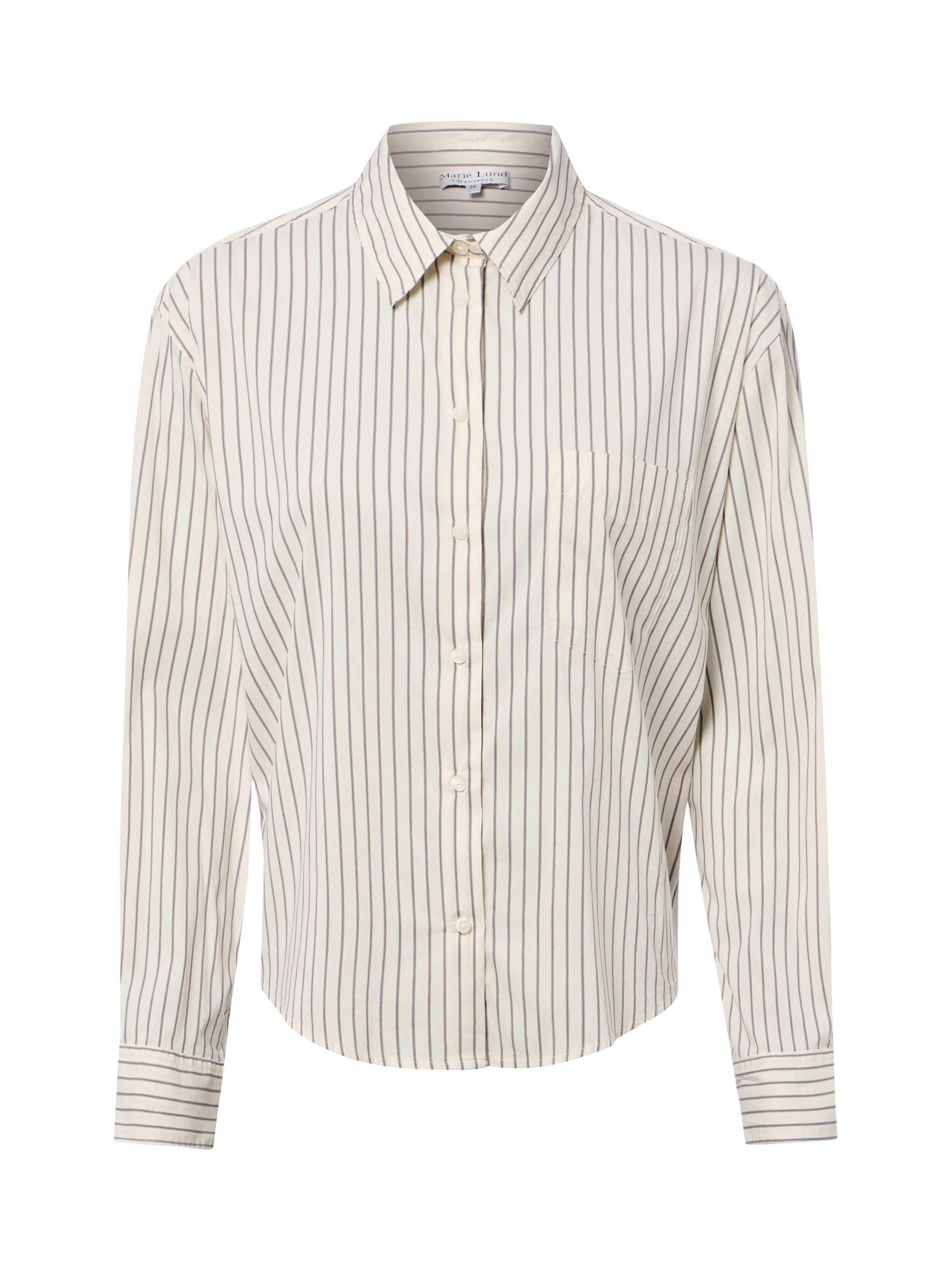 Marie Lund Bluse 'Medina' in Beige: Vorderseite